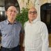 Titular de la cátedra de Economía Política de la Universidad Hebrea de Jerusalén, Esteban Klor y el director de elDinero, Jairon Severino.