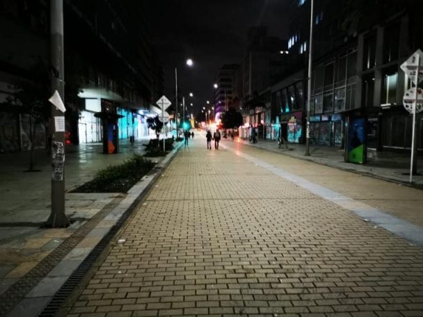 toque de queda en Bogotá, Cuarentena