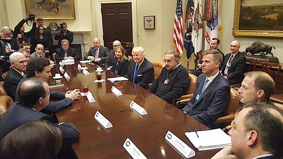 trump meets big three