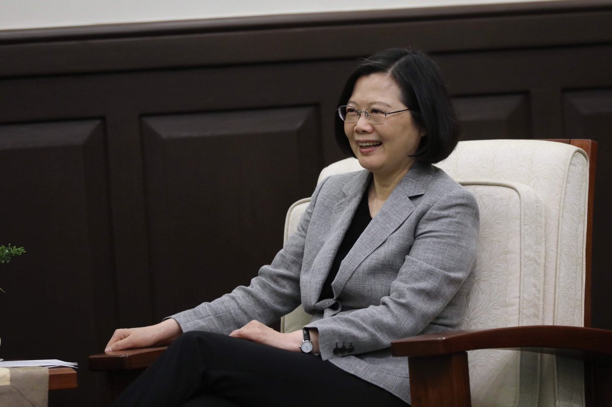 tsai ing wen, presidente de taiwán