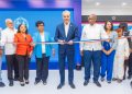 Abinader y el rector Editrudis Beltrán Crisóstomo encabezaron la inauguración de nuevas infraestructuras en la UASD.