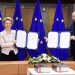 Ursula Von der Leyen y Charles Michel firman tratado posbrexit. | Fuente externa.