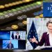 La presidenta de la Comisión Europea, Ursula von der Leyen, durante su participación en el Foro de Davos. | Fuente externa.