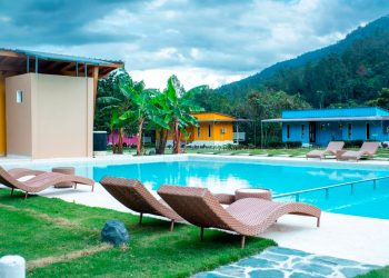 Instalaciones del centro para el apoyo a la salud y estabilidad emocional de los veteranos estadounidenses en retiro, ubicadas en el municipio Jarabacoa.