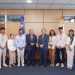 El gobernador estuvo acompañado del subgerente de Políticas Monetaria, Cambiara y Financiera, Joel Tejeda; el director del Departamento de Comunicación, Jonathan Abreu y el consultor del Departamento Internacional, Harold Vásquez.