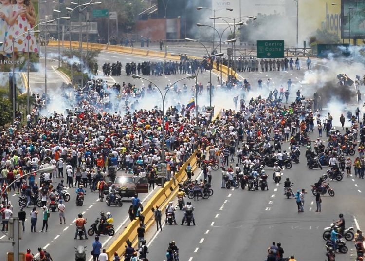 Protesta en Venezuela