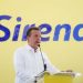 Víctor Bisonó, ministro de Industria y Comercio, durante inauguración de Sirena Nagua. - Fuente externa.