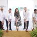 Vicepresidente Raquel Peña, acompañada de Víctor Bisonó, Héctor Garrido, Eduardo Grullón y Ebell de Castro. | Fuente externa.