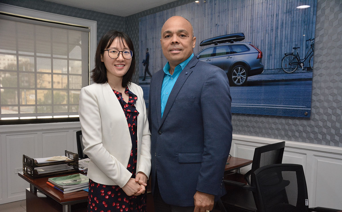 visita de bao caiyun huawei