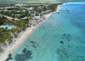 Vista de complejo hotelero en Bayahíbe, al este de República Dominicana. - Fuente externa.
