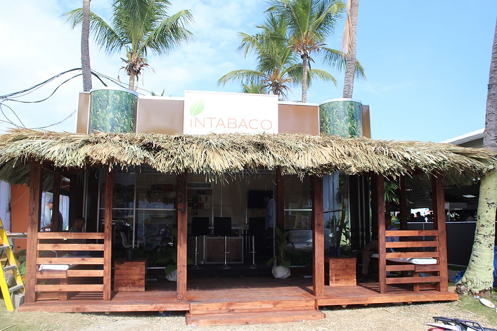 vista del stand de intabaco
