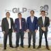 Vladimir Garcia, gerente regional de México y el Caribe Black; Cesar Villalobos, gerente general EGSA Colombia; Carlos J. Marti R. vicepresidente ejecutivo de Tropigas y Frabricio Duarte, director de AIGLP.