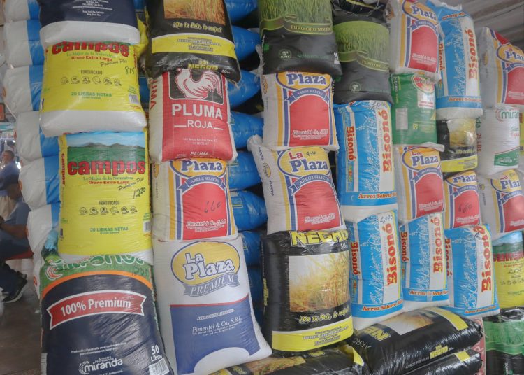 Marcas de arroz que se comercializan en el mercado de la ciudad ganadera.