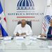 Firma de acuerdo entre el Ministerio de Energía y Minas, Barrick Pueblo Viejo y Edenorte | Fuente externa.