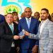 Julito Fulcar al recibir reconocimiento. - Fuente externa.