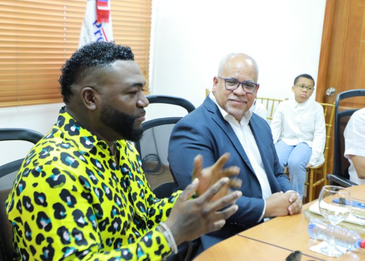 David Ortiz, junto a Fabricio Gómez Mazara. - Fuente externa.