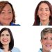 Aracelis Villanueva, Lía Díaz, Mercedes Ortiz y Ginette Bournigal. - Fuente externa.