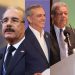 Danilo Medina, Luis Abinader y Leonel Fernández. - Fuente externa.