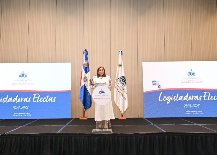 Mayra Jiménez, ministra de la Mujer. - Fuente externa.