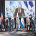 En la actividad el gobernador Valdez Albizu estuvo acompañado por funcionarios del BCRD.
