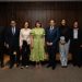 La presidenta ejecutiva de la ABA, Rosanna Ruiz, presidentes y ejecutivos de los bancos miembros de la ABA, recibieron a Eric Parrado, director Regional para Centroamérica, México, RD y Haití de BID Invest, y Nathalie Alvarado, representante del BID en el país.