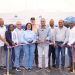 El ministro de Energía y Minas, Joel Santos, encabeza la entrega de proyectos de electrificación rural en comunidades del municipio Pedro Santana, en la provincia Elías Piña.