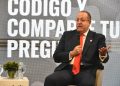 El ministro Magín Díaz ofreció declaraciones durante un encuentro con el sector industrial.
