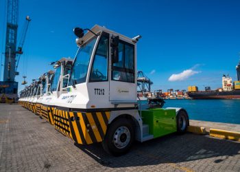 DP World sumó 29 vehículos internos de transferencia eléctricos a sus operaciones en República Dominicana.