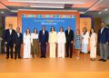 Ejecutivos de Banreservas y MasterCard durante la segunda versión de Summit Mujer Pymes Banreservas realizada en la sede de la Cooperativa Reservas.