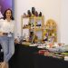 Wilmara Cuesta, creadora de “De la mano de Wilmy”, combina madera y piedras dominicanas en su nueva línea de carteras.