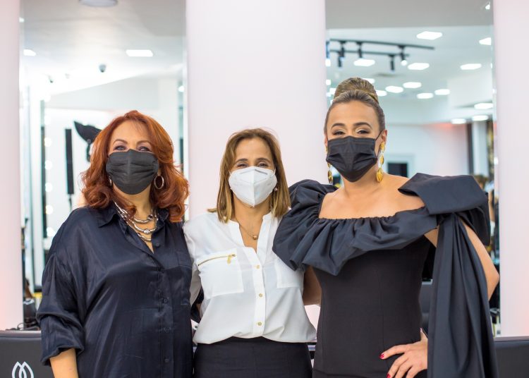 Yanira Vicioso, Tania Baez y Odil Martínez.