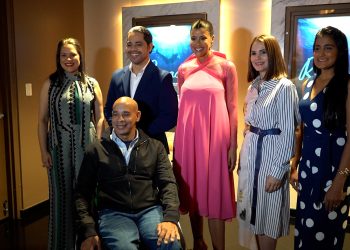 Yara Hernández, Danilo Reynoso, Patricio López, Evelyna Rodríguez, Ridalbi Mateo y Paola Torres.