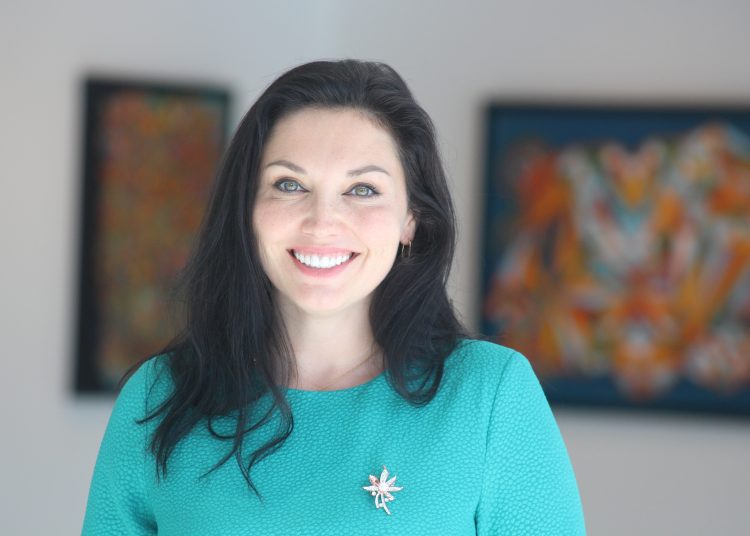 La presidenta de la Asociación Europea de Mujeres (EWA, por sus siglas en inglés), Yulia Stark. | Ronny Cruz