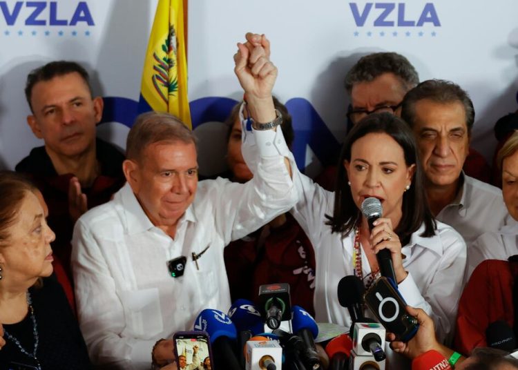 Edmundo González y María Corina Machado. - Fuente externa.