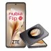 Nubia Flip 5G funciona con Android 13 (Android T), cuenta con conectividad 5G, sistema NFC para pagos sin contacto y un puerto USB para la carga.