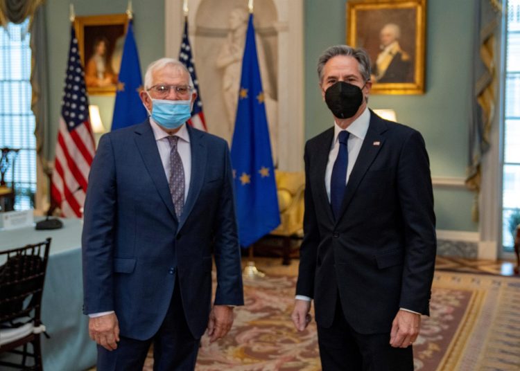 Antony Blinken y Joseph Borrell
