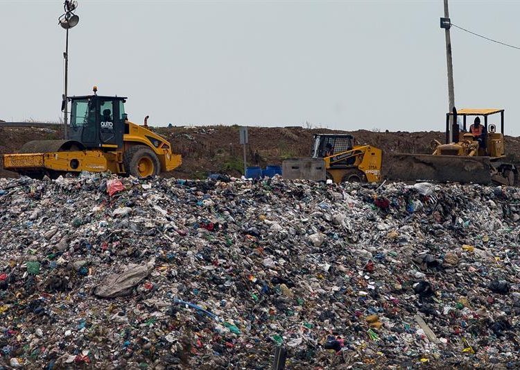 Basura corrientes marinas, Ecuador