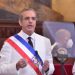 Luis Abinader, durante su juramentación como mandatario de República Dominicana en 2020. - Fuente externa.