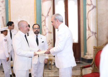 Abinader dio la bienvenida a los diplomáticos que presentaron sus credenciales ante el Estado dominicano.