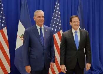 El jefe de la diplomacia estadounidense también "elogió la colaboración del presidente Abinader para impulsar la seguridad regional".