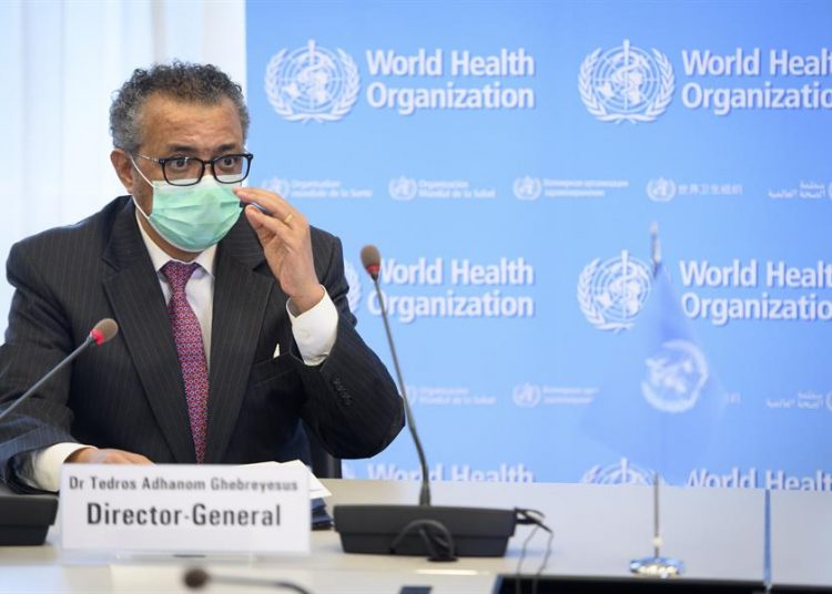 El director general de la OMS, Tedros Adhanom Ghebreyesus. | Laurent Gillieron, EFE.