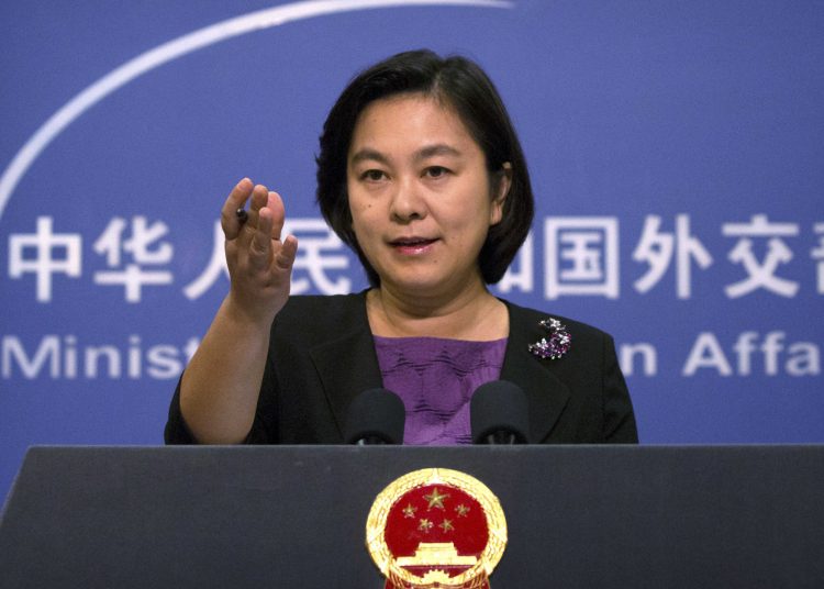 La portavoz del Ministerio de Asuntos Exteriores Hua Chunying. | Mark Schiefelbein, AP.