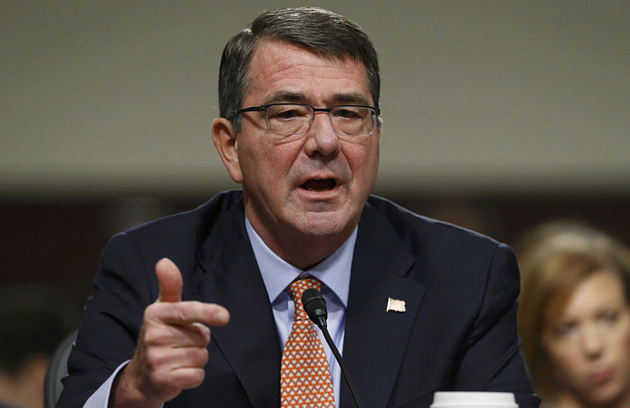 Ashton Carter, secretario del Pentágono.