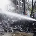 Los equipos de emergencia que trabajan en la zona del siniestro no han encontrado de momento rastro de supervivientes.