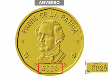 Según el BCRD, estas monedas poseen las mismas características de las monedas de RD$1.00 actualmente en circulación.