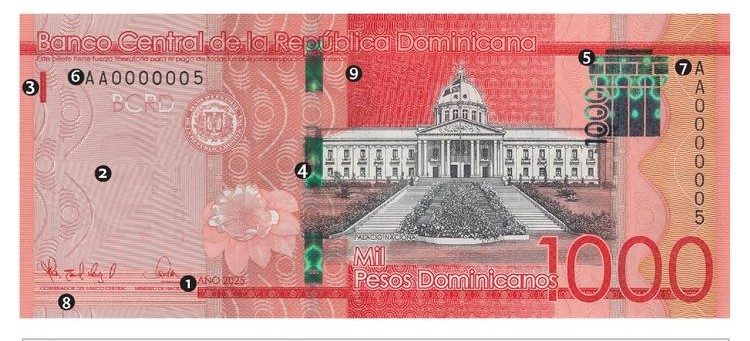 El BCRD indicó que estos billetes mantendrán su fuerza liberatoria para el pago de todas las obligaciones públicas y privadas.