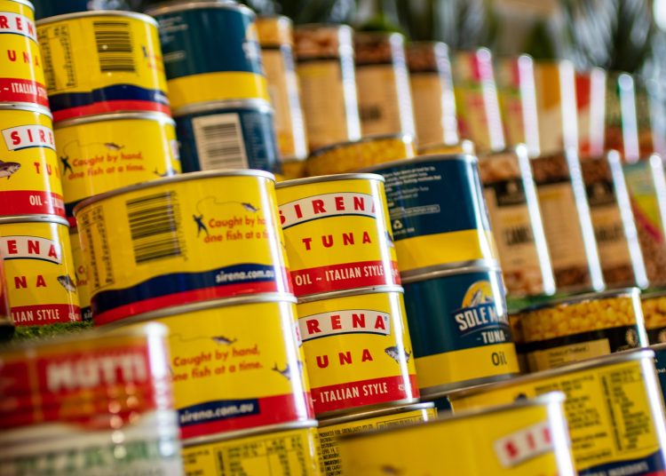 Latas, enlatados, comida de lata