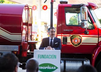 El presidente de Fundación Tropigas, Carlos José Martí, participa activamente en cada proyecto.