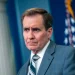 El portavoz del Consejo de Seguridad Nacional de la Casa Blanca, John Kirby.