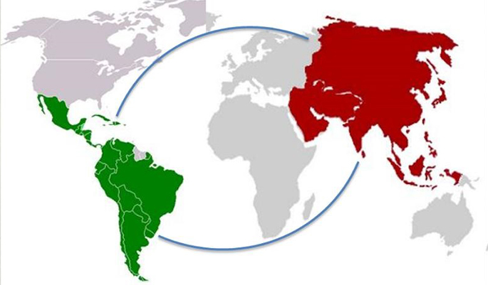 Las economías de China y Brasil han mostrado un comportamiento a la baja en lo que va de año.